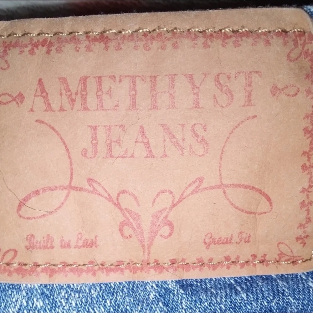 Amethyst Jeans Distressed Blue Jean Shorts - Picture 3 of 4